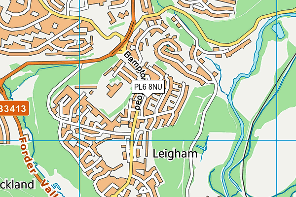 PL6 8NU map - OS VectorMap District (Ordnance Survey) PL6 8NU map - OS VectorMap District (Ordnance Survey)