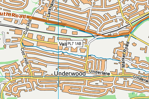 PL7 1AB map - OS VectorMap District (Ordnance Survey) PL7 1AB map - OS VectorMap District (Ordnance Survey)