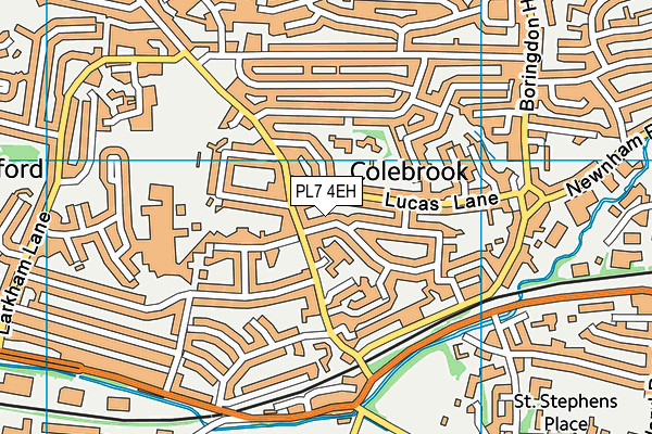PL7 4EH map - OS VectorMap District (Ordnance Survey) PL7 4EH map - OS VectorMap District (Ordnance Survey)