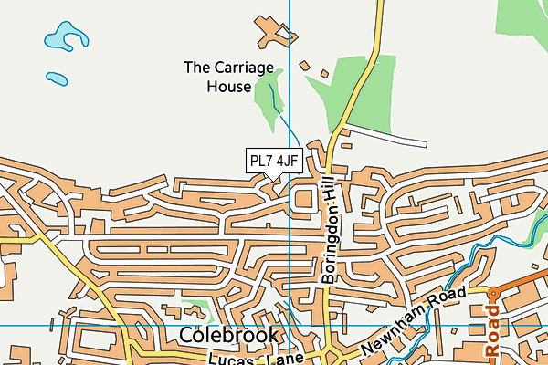 PL7 4JF map - OS VectorMap District (Ordnance Survey) PL7 4JF map - OS VectorMap District (Ordnance Survey)