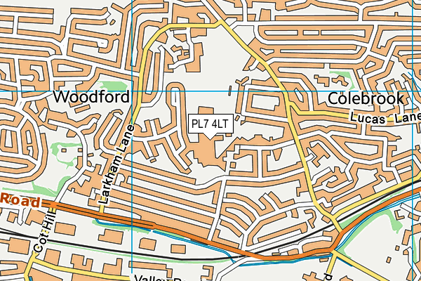 PL7 4LT map - OS VectorMap District (Ordnance Survey) PL7 4LT map - OS VectorMap District (Ordnance Survey)