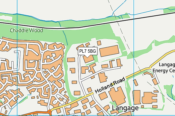 PL7 5BG map - OS VectorMap District (Ordnance Survey) PL7 5BG map - OS VectorMap District (Ordnance Survey)