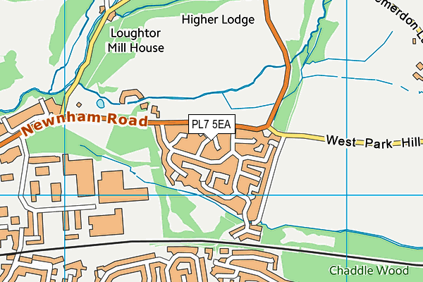 PL7 5EA map - OS VectorMap District (Ordnance Survey) PL7 5EA map - OS VectorMap District (Ordnance Survey)