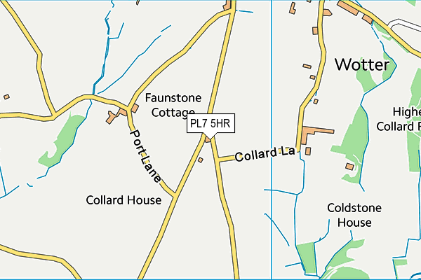 PL7 5HR map - OS VectorMap District (Ordnance Survey) PL7 5HR map - OS VectorMap District (Ordnance Survey)