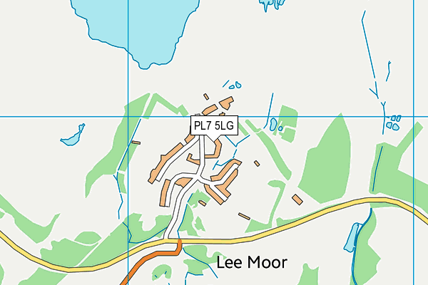 PL7 5LG map - OS VectorMap District (Ordnance Survey) PL7 5LG map - OS VectorMap District (Ordnance Survey)