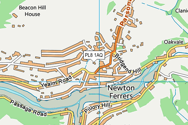 PL8 1AQ map - OS VectorMap District (Ordnance Survey) PL8 1AQ map - OS VectorMap District (Ordnance Survey)