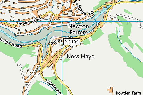PL8 1DY map - OS VectorMap District (Ordnance Survey) PL8 1DY map - OS VectorMap District (Ordnance Survey)