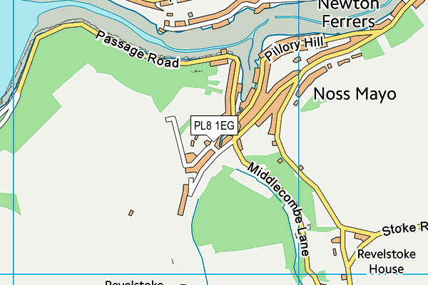 PL8 1EG map - OS VectorMap District (Ordnance Survey) PL8 1EG map - OS VectorMap District (Ordnance Survey)