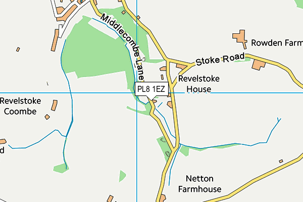 PL8 1EZ map - OS VectorMap District (Ordnance Survey) PL8 1EZ map - OS VectorMap District (Ordnance Survey)