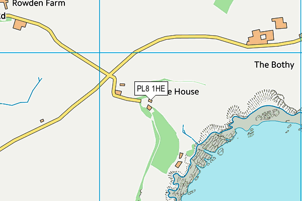 PL8 1HE map - OS VectorMap District (Ordnance Survey) PL8 1HE map - OS VectorMap District (Ordnance Survey)