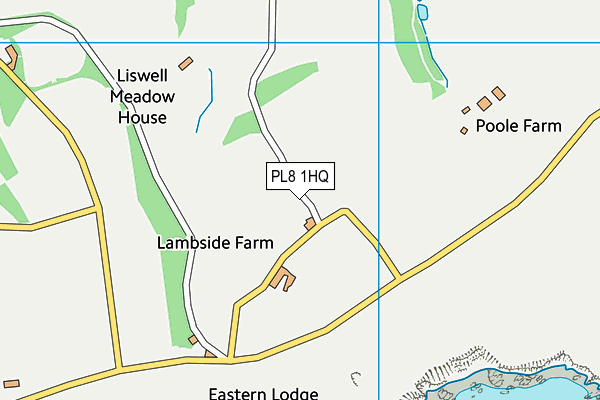 PL8 1HQ map - OS VectorMap District (Ordnance Survey) PL8 1HQ map - OS VectorMap District (Ordnance Survey)
