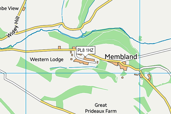 PL8 1HZ map - OS VectorMap District (Ordnance Survey) PL8 1HZ map - OS VectorMap District (Ordnance Survey)