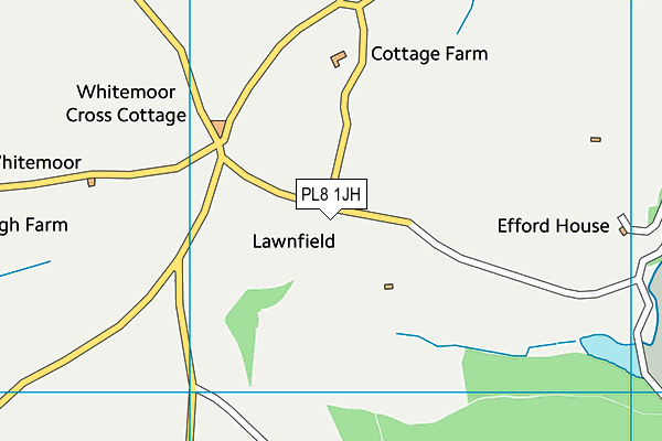 PL8 1JH map - OS VectorMap District (Ordnance Survey) PL8 1JH map - OS VectorMap District (Ordnance Survey)