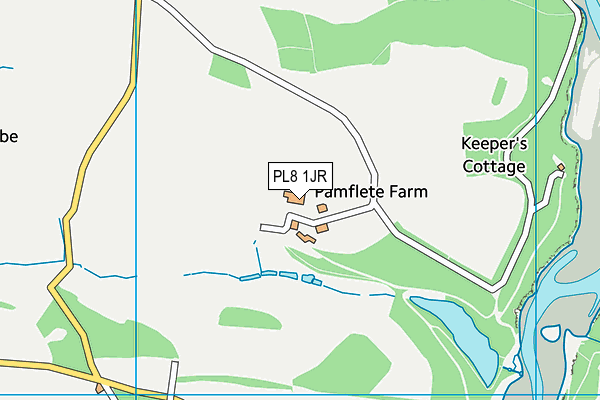 PL8 1JR map - OS VectorMap District (Ordnance Survey)