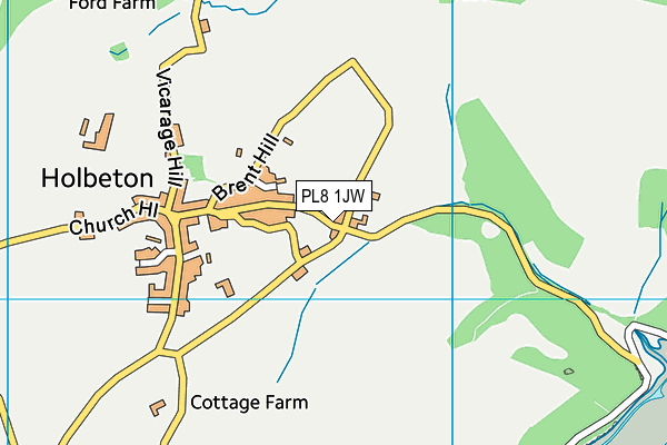 PL8 1JW map - OS VectorMap District (Ordnance Survey) PL8 1JW map - OS VectorMap District (Ordnance Survey)
