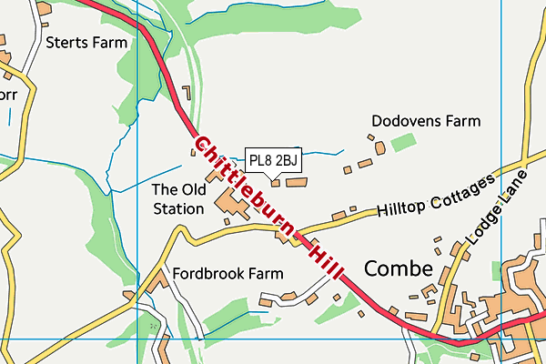 PL8 2BJ map - OS VectorMap District (Ordnance Survey) PL8 2BJ map - OS VectorMap District (Ordnance Survey)