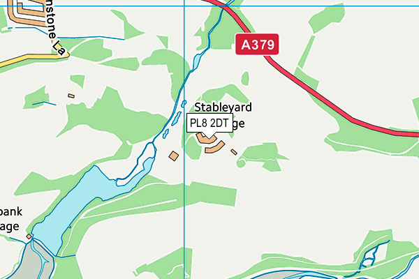 PL8 2DT map - OS VectorMap District (Ordnance Survey) PL8 2DT map - OS VectorMap District (Ordnance Survey)