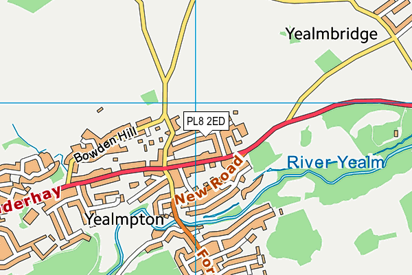 PL8 2ED map - OS VectorMap District (Ordnance Survey) PL8 2ED map - OS VectorMap District (Ordnance Survey)