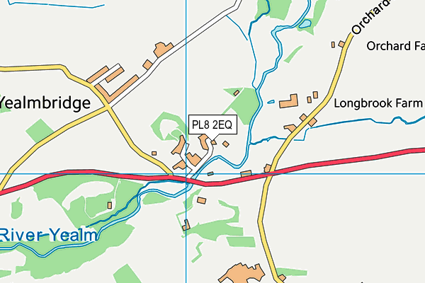 PL8 2EQ map - OS VectorMap District (Ordnance Survey) PL8 2EQ map - OS VectorMap District (Ordnance Survey)
