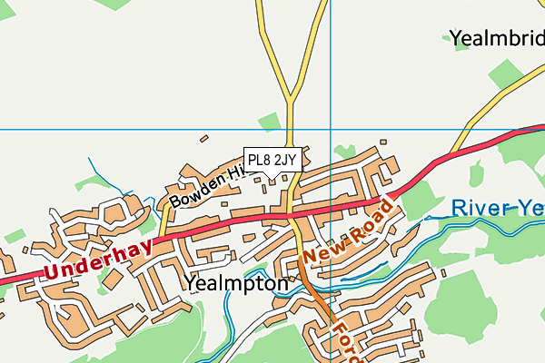 PL8 2JY map - OS VectorMap District (Ordnance Survey) PL8 2JY map - OS VectorMap District (Ordnance Survey)