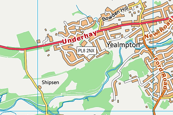 PL8 2NX map - OS VectorMap District (Ordnance Survey) PL8 2NX map - OS VectorMap District (Ordnance Survey)