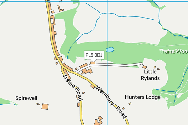 PL9 0DJ map - OS VectorMap District (Ordnance Survey) PL9 0DJ map - OS VectorMap District (Ordnance Survey)