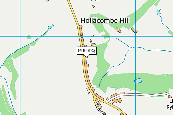 PL9 0DQ map - OS VectorMap District (Ordnance Survey) PL9 0DQ map - OS VectorMap District (Ordnance Survey)