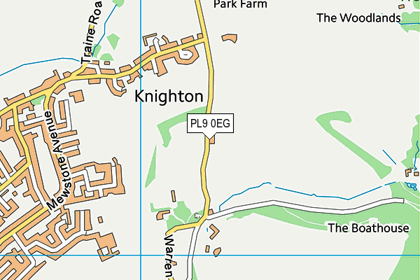 PL9 0EG map - OS VectorMap District (Ordnance Survey) PL9 0EG map - OS VectorMap District (Ordnance Survey)