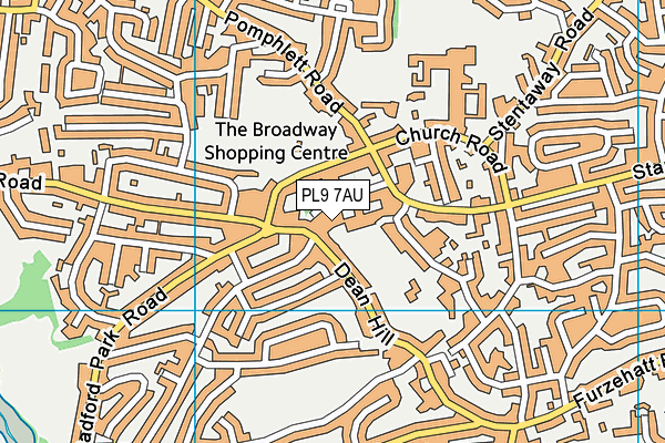 PL9 7AU map - OS VectorMap District (Ordnance Survey) PL9 7AU map - OS VectorMap District (Ordnance Survey)