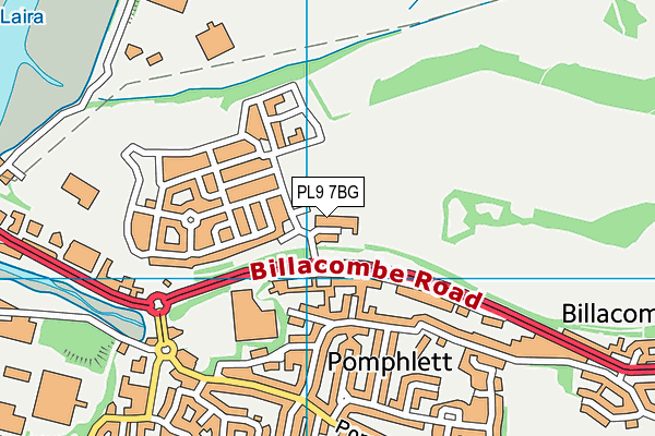 PL9 7BG map - OS VectorMap District (Ordnance Survey) PL9 7BG map - OS VectorMap District (Ordnance Survey)