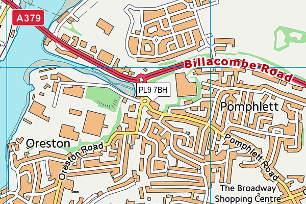 PL9 7BH map - OS VectorMap District (Ordnance Survey) PL9 7BH map - OS VectorMap District (Ordnance Survey)