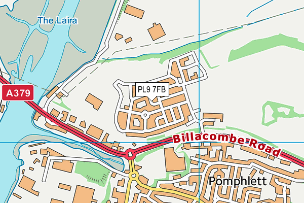 PL9 7FB map - OS VectorMap District (Ordnance Survey) PL9 7FB map - OS VectorMap District (Ordnance Survey)
