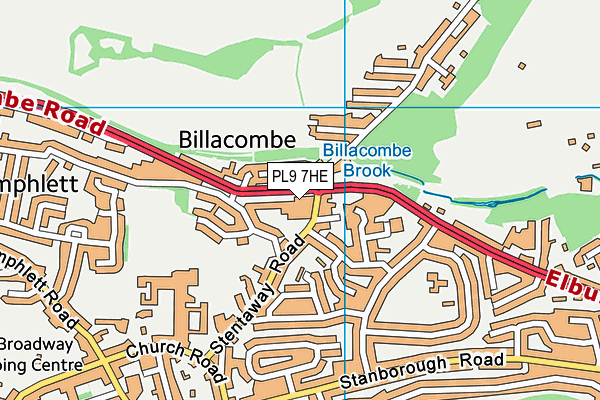 PL9 7HE map - OS VectorMap District (Ordnance Survey) PL9 7HE map - OS VectorMap District (Ordnance Survey)