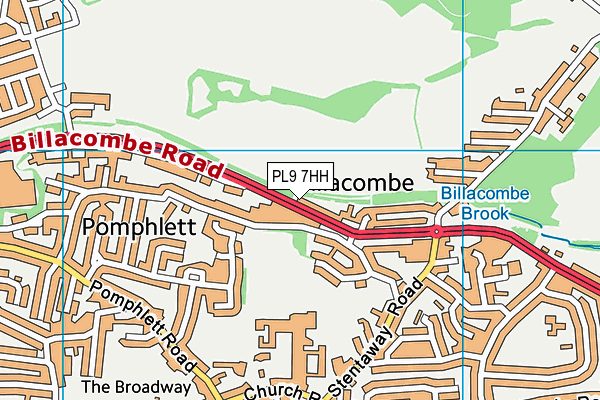 PL9 7HH map - OS VectorMap District (Ordnance Survey) PL9 7HH map - OS VectorMap District (Ordnance Survey)