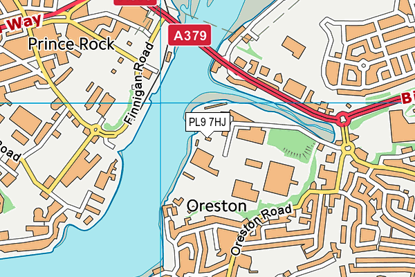 PL9 7HJ map - OS VectorMap District (Ordnance Survey) PL9 7HJ map - OS VectorMap District (Ordnance Survey)