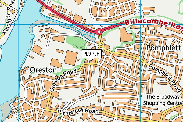 PL9 7JH map - OS VectorMap District (Ordnance Survey) PL9 7JH map - OS VectorMap District (Ordnance Survey)