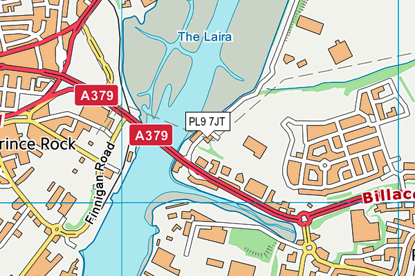 PL9 7JT map - OS VectorMap District (Ordnance Survey)