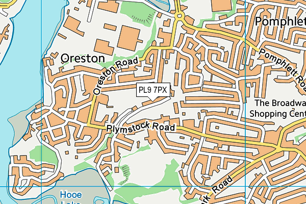 PL9 7PX map - OS VectorMap District (Ordnance Survey) PL9 7PX map - OS VectorMap District (Ordnance Survey)
