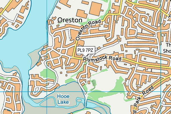 PL9 7PZ map - OS VectorMap District (Ordnance Survey) PL9 7PZ map - OS VectorMap District (Ordnance Survey)
