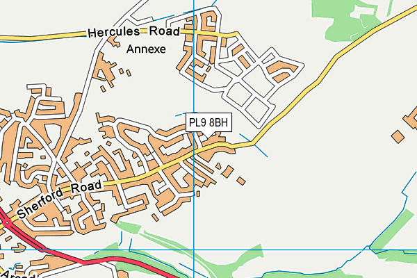 PL9 8BH map - OS VectorMap District (Ordnance Survey) PL9 8BH map - OS VectorMap District (Ordnance Survey)