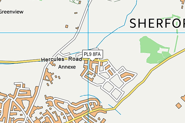 PL9 8FA map - OS VectorMap District (Ordnance Survey) PL9 8FA map - OS VectorMap District (Ordnance Survey)