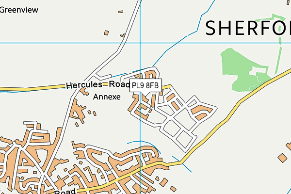 PL9 8FB map - OS VectorMap District (Ordnance Survey) PL9 8FB map - OS VectorMap District (Ordnance Survey)