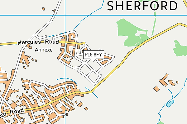 PL9 8FY map - OS VectorMap District (Ordnance Survey) PL9 8FY map - OS VectorMap District (Ordnance Survey)