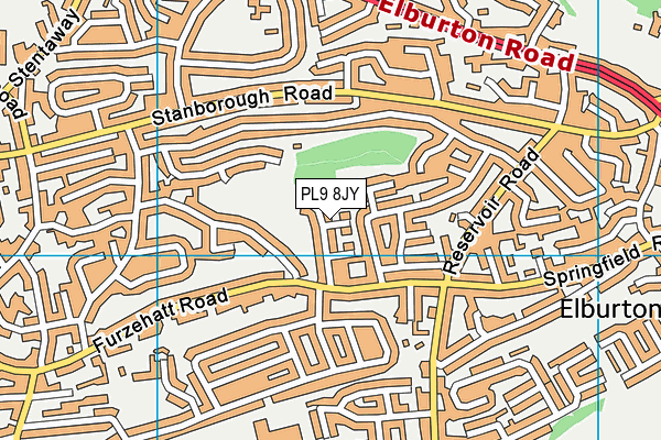 PL9 8JY map - OS VectorMap District (Ordnance Survey) PL9 8JY map - OS VectorMap District (Ordnance Survey)