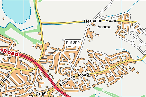 PL9 8PP map - OS VectorMap District (Ordnance Survey) PL9 8PP map - OS VectorMap District (Ordnance Survey)