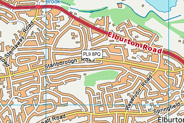 PL9 8PQ map - OS VectorMap District (Ordnance Survey) PL9 8PQ map - OS VectorMap District (Ordnance Survey)