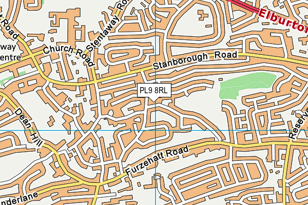 PL9 8RL map - OS VectorMap District (Ordnance Survey) PL9 8RL map - OS VectorMap District (Ordnance Survey)