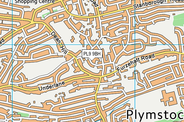 PL9 9BH map - OS VectorMap District (Ordnance Survey) PL9 9BH map - OS VectorMap District (Ordnance Survey)