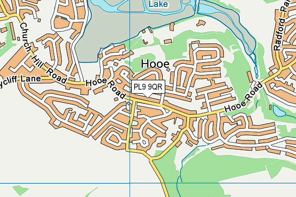 PL9 9QR map - OS VectorMap District (Ordnance Survey) PL9 9QR map - OS VectorMap District (Ordnance Survey)