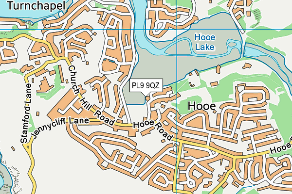 PL9 9QZ map - OS VectorMap District (Ordnance Survey) PL9 9QZ map - OS VectorMap District (Ordnance Survey)